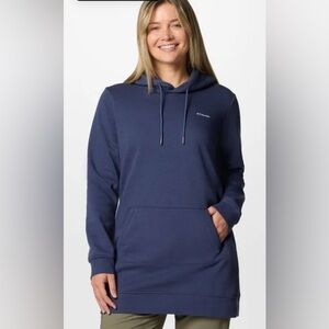 Columbia Navy Blue Hoodie Dress Tunic